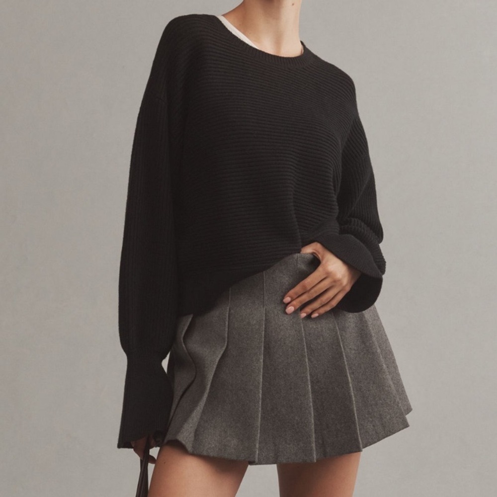 Maeve Ribbed Pullover Sweater